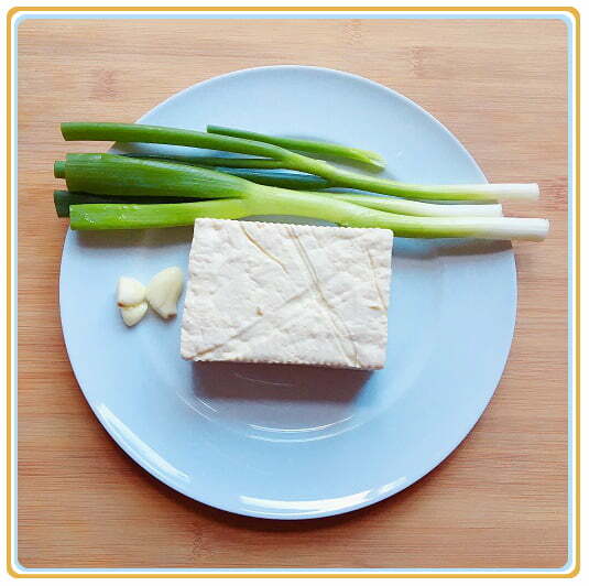 Tofu with Green Onions