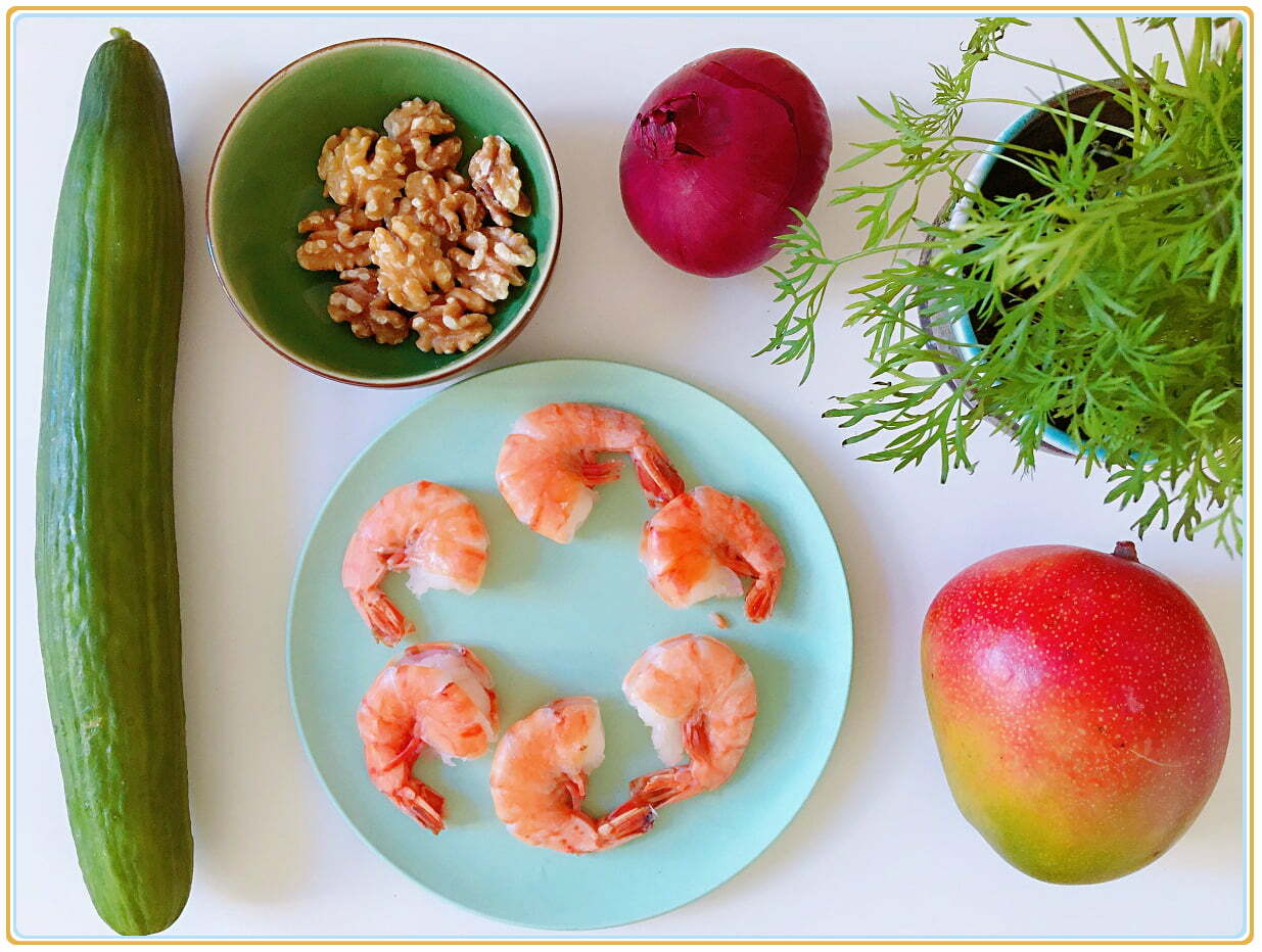 Reje-mango-valnøddesalat
