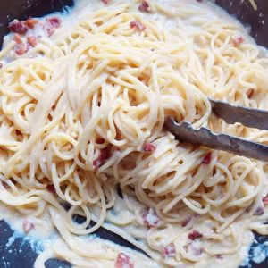 Parmesan Spaghetti Carbonara - COOK COOK GO