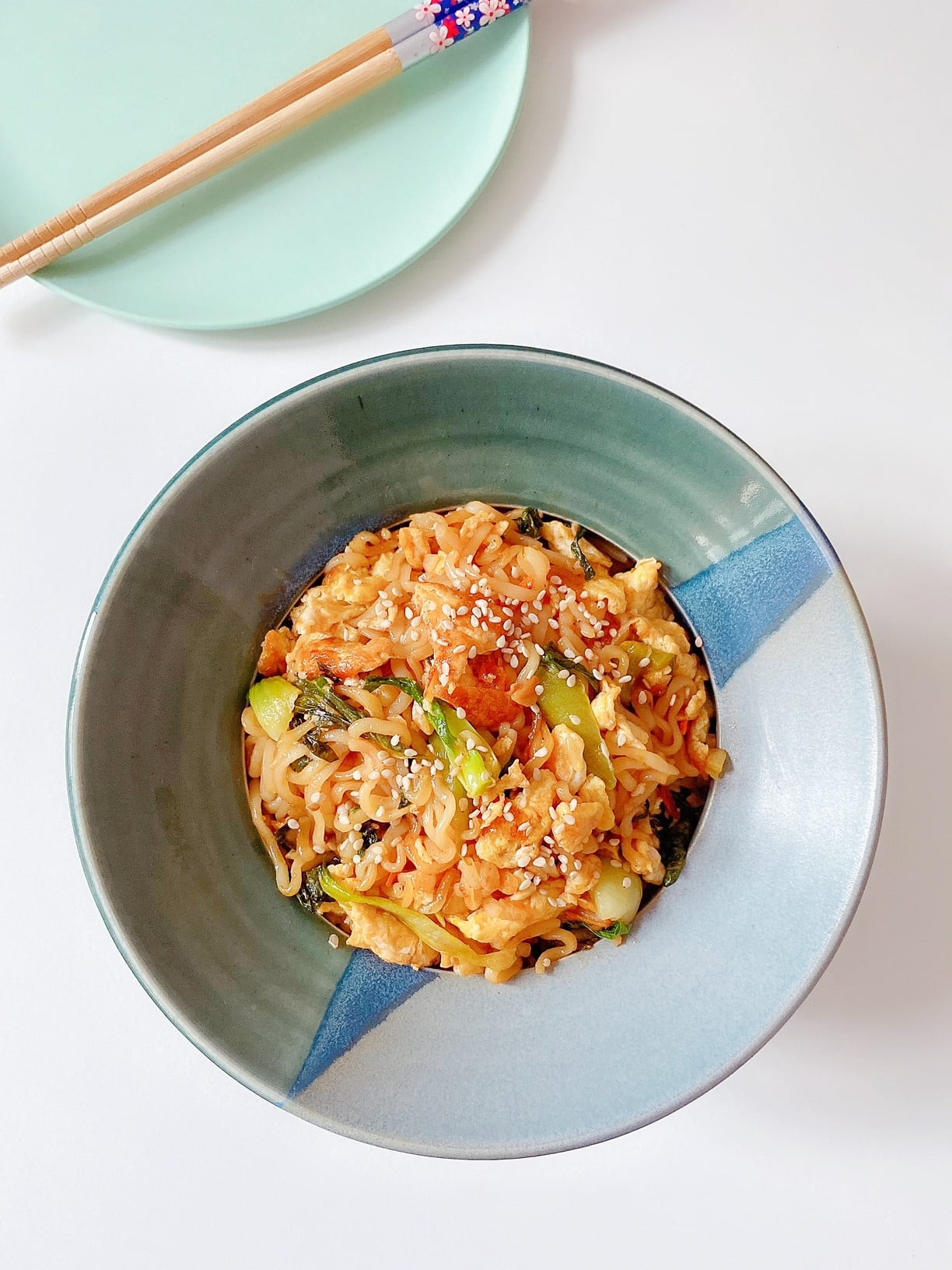 Koreansk stir-fry Ramen