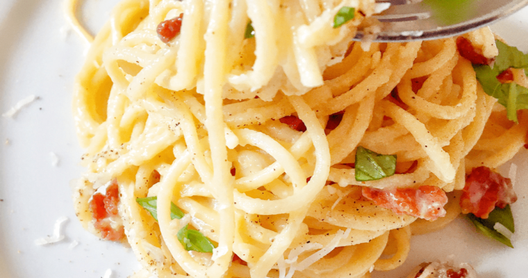 Parmesan Spaghetti Carbonara