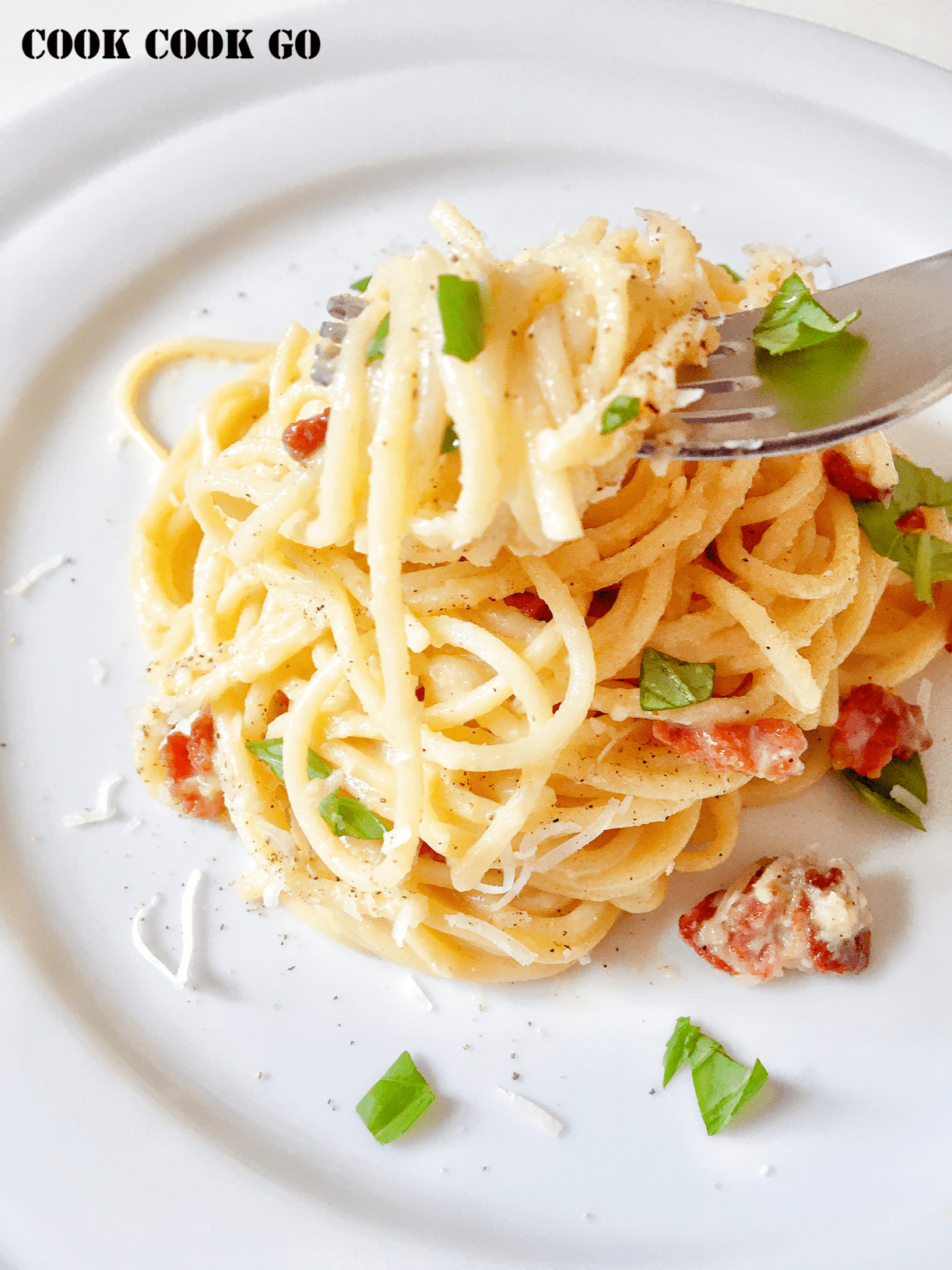 Parmesan Spaghetti Carbonara