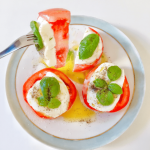 Tomatoes with Buffalo Mozzarella