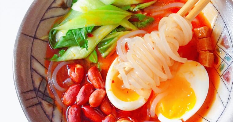 Chinese Hot and Sour Noodles 酸辣粉