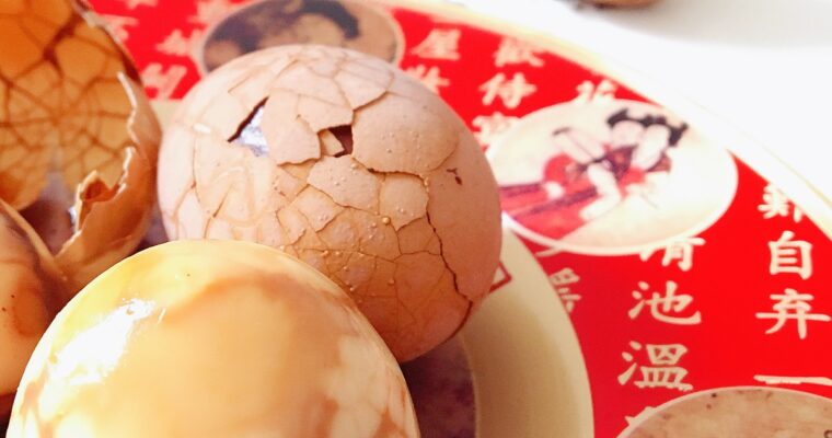 Kaleidoscopic Chinese Tea Eggs 茶叶蛋