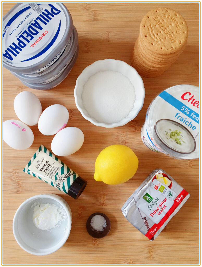 cheesecake Ingredients