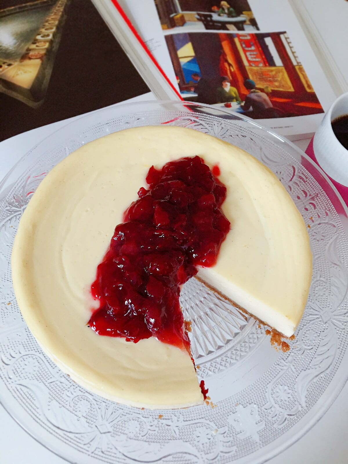 Cool and Modern New York Cheesecake