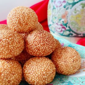 Red Bean Paste Sesame Balls