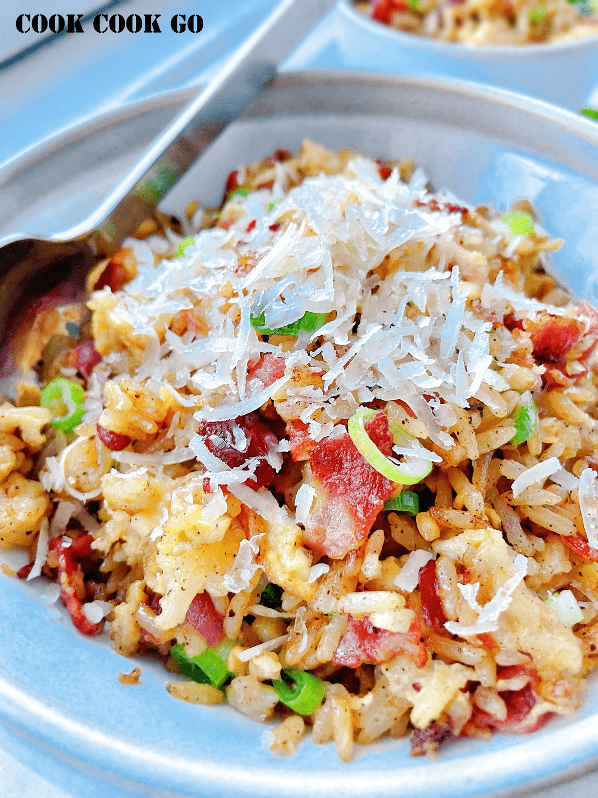 bacon and egg fried rice 