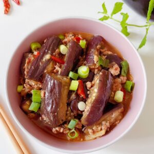 Sichuan Braised Eggplant with Minced Pork