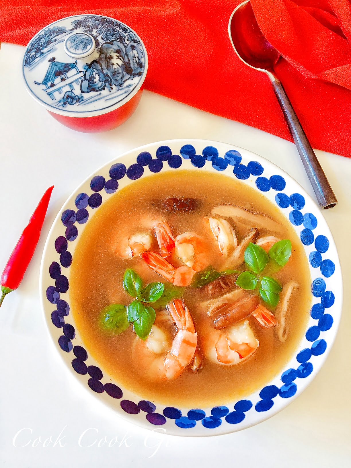 The Best Hot and Sour Thai Shrimp Soup