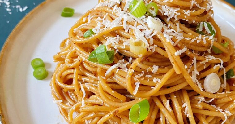 Spicy Garlic Butter Spaghetti