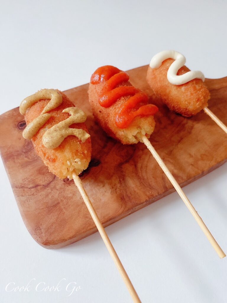 mini korean corn dogs