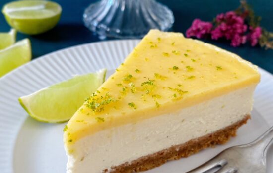 Rich and Tangy Lime Cheesecake
