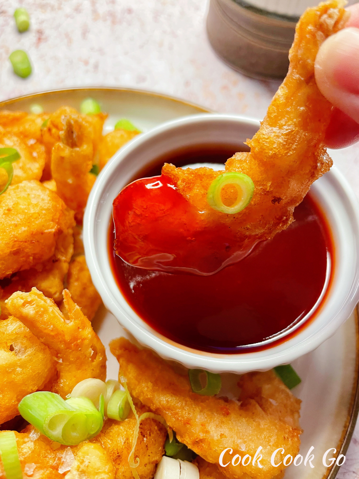 Chinese Beer-Battered Sweet & Sour Prawns - COOK COOK GO