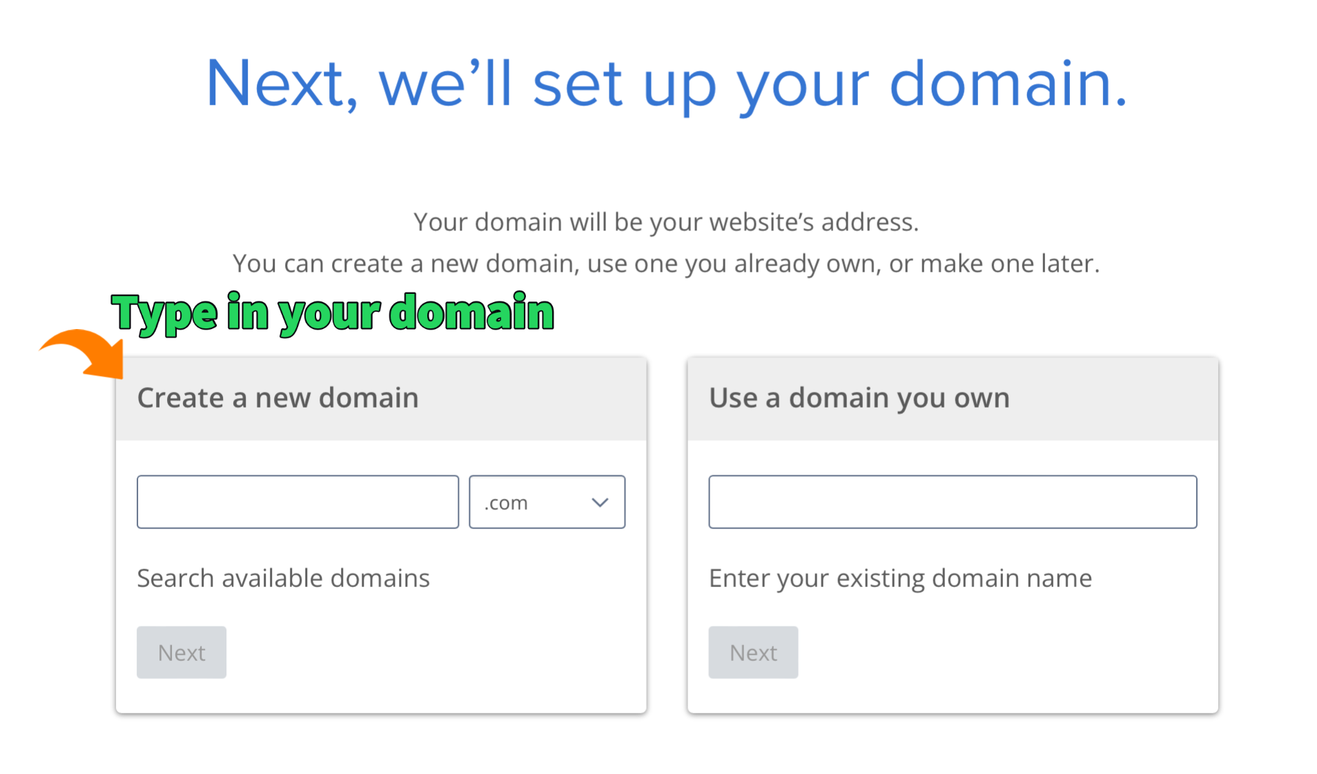 How to set up your domain