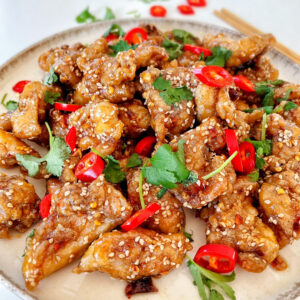 Sweet and Spicy Korean Fried Chicken