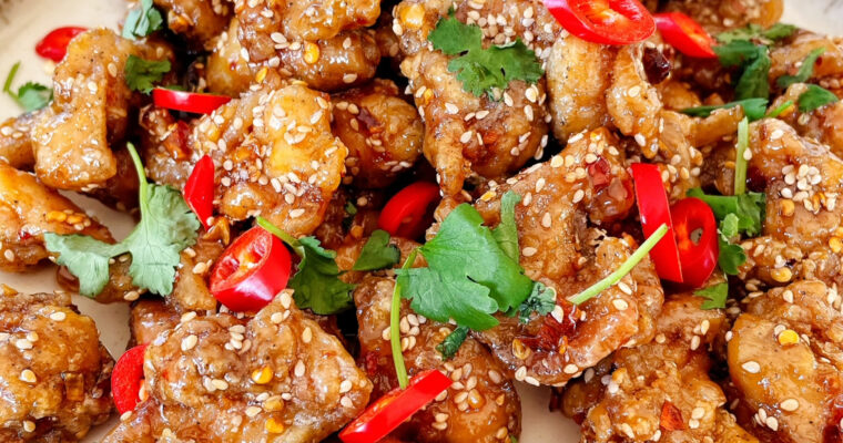 Sweet and Spicy Korean Fried Chicken