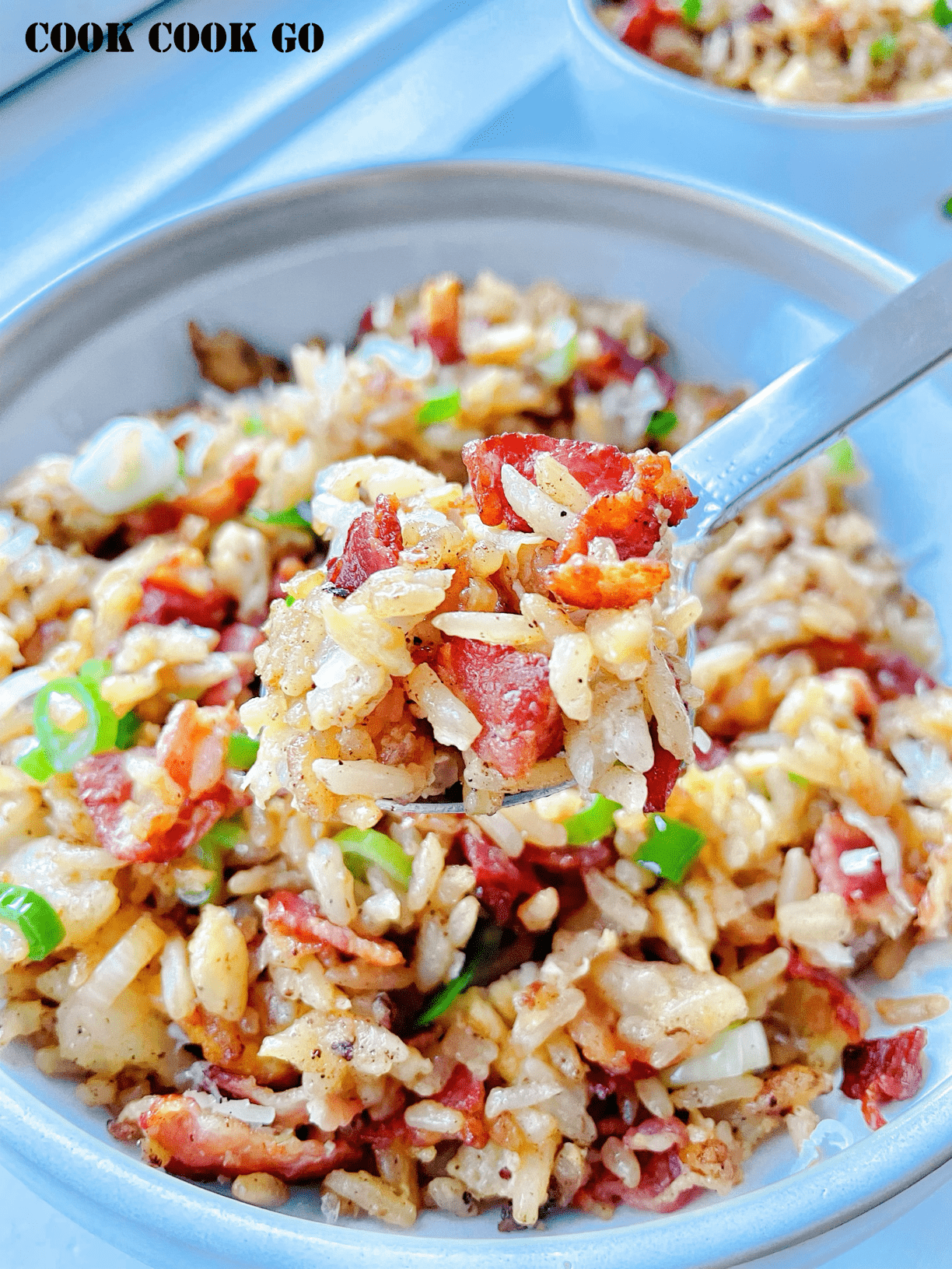 bacon and egg fried rice