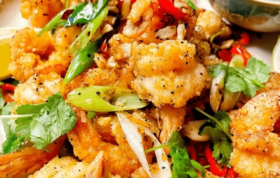 Salt and Pepper Crispy Shrimp