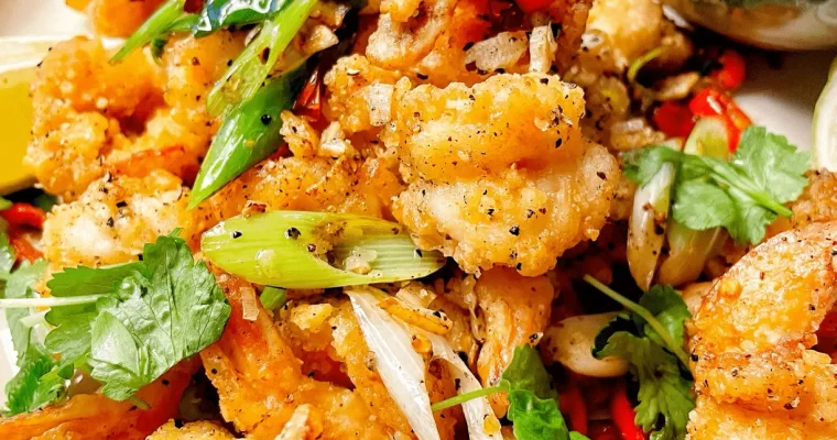 Salt and Pepper Crispy Shrimp