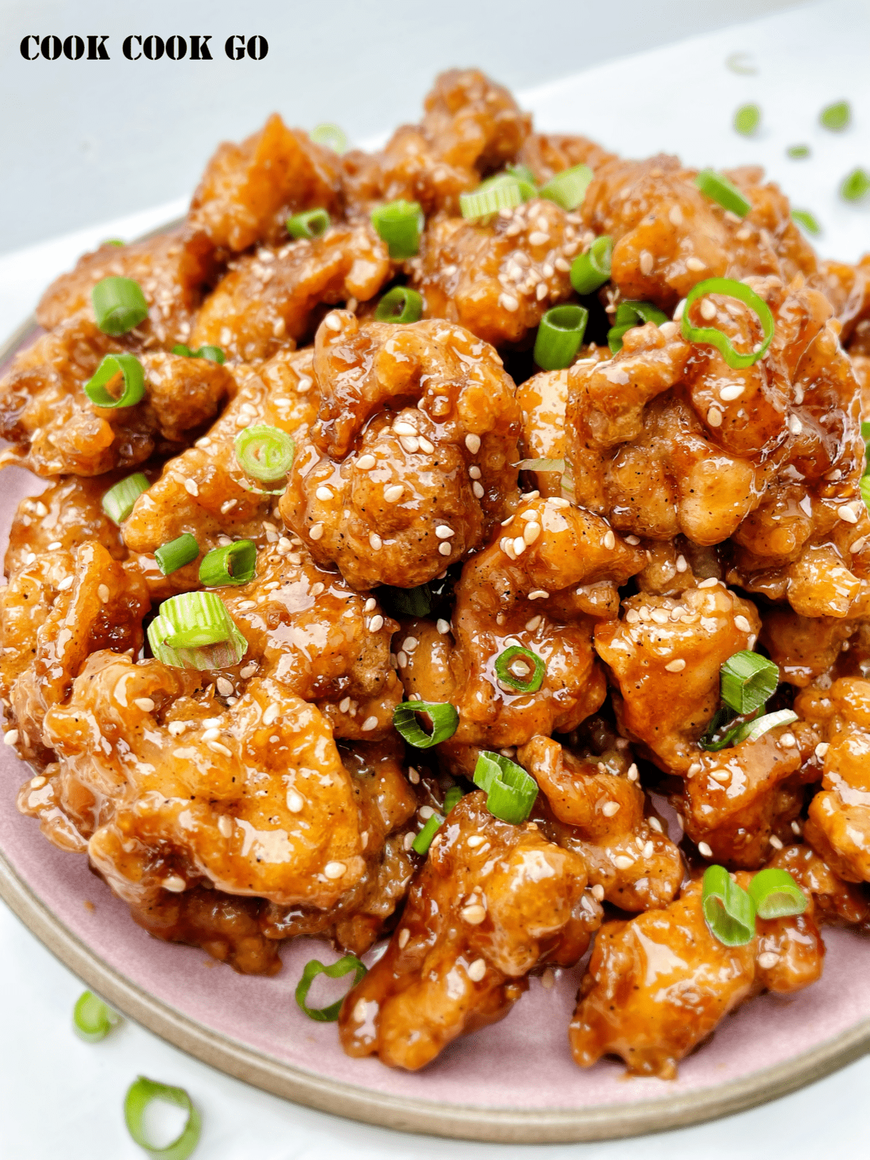 korean fried chicken with honey and butter flavor