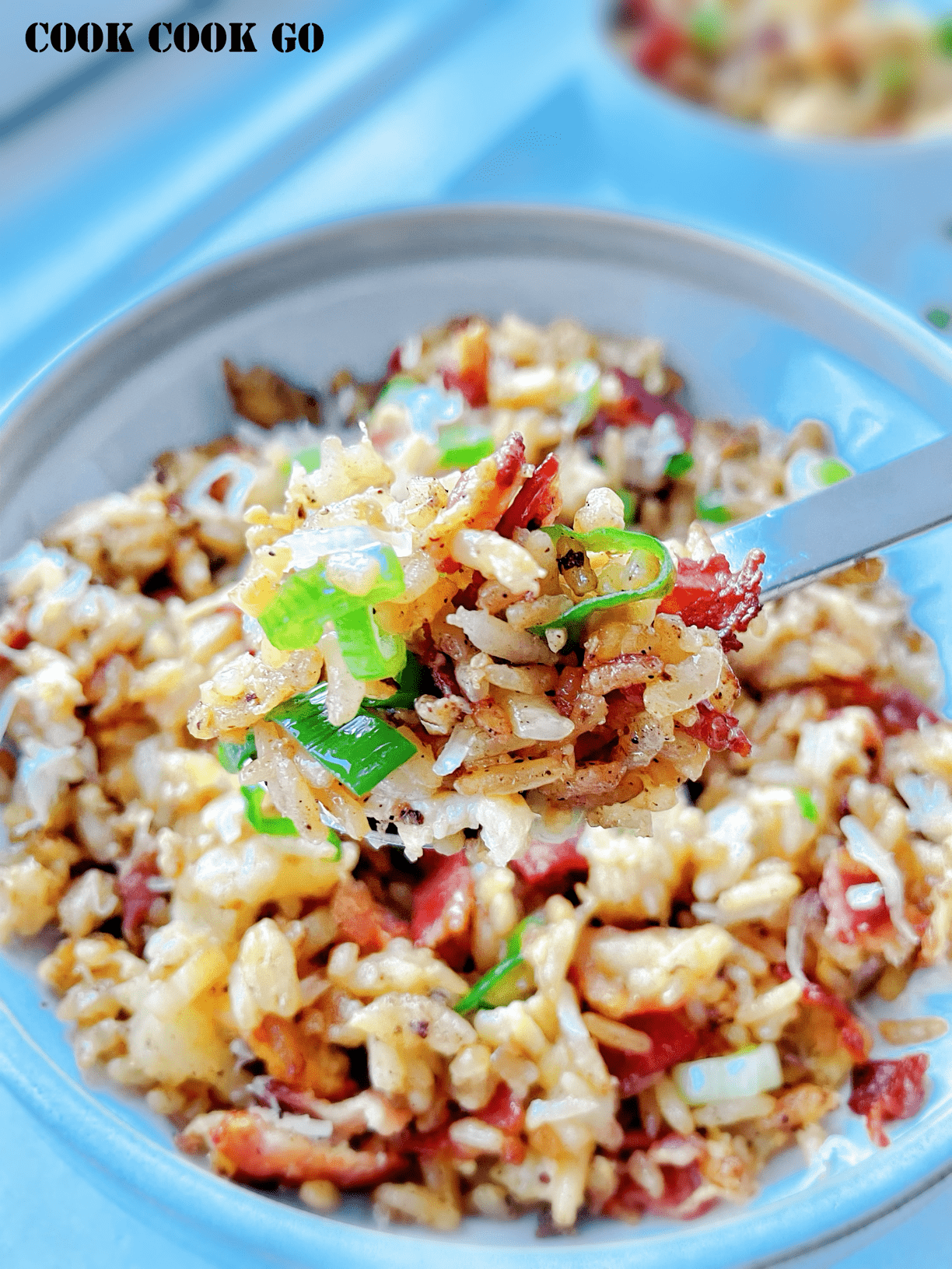 Fried Rice with Bacon and Eggs