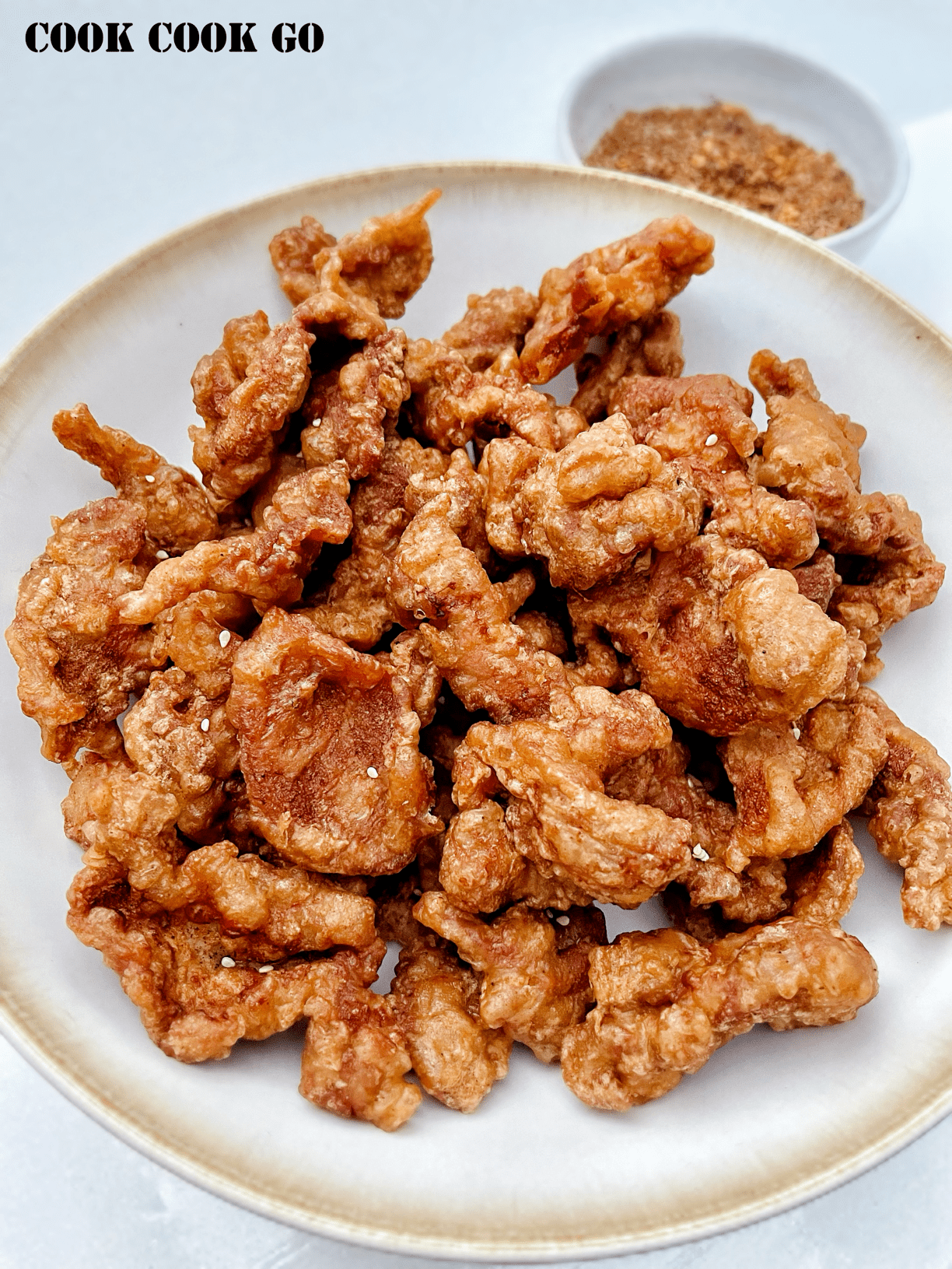 Chinese fried pork sichuan style 
