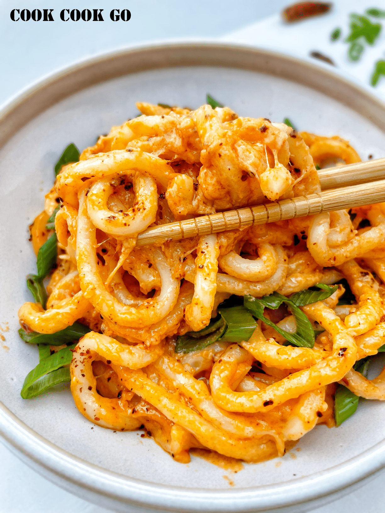 cheesy udon noodles 