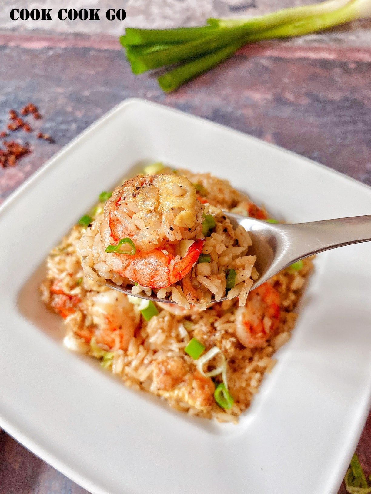 the best shrimp fried rice recipe with salt and pepper mix