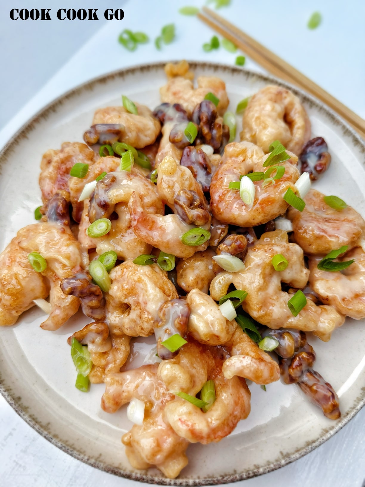 Chinese honey waltnut shrimp recipe