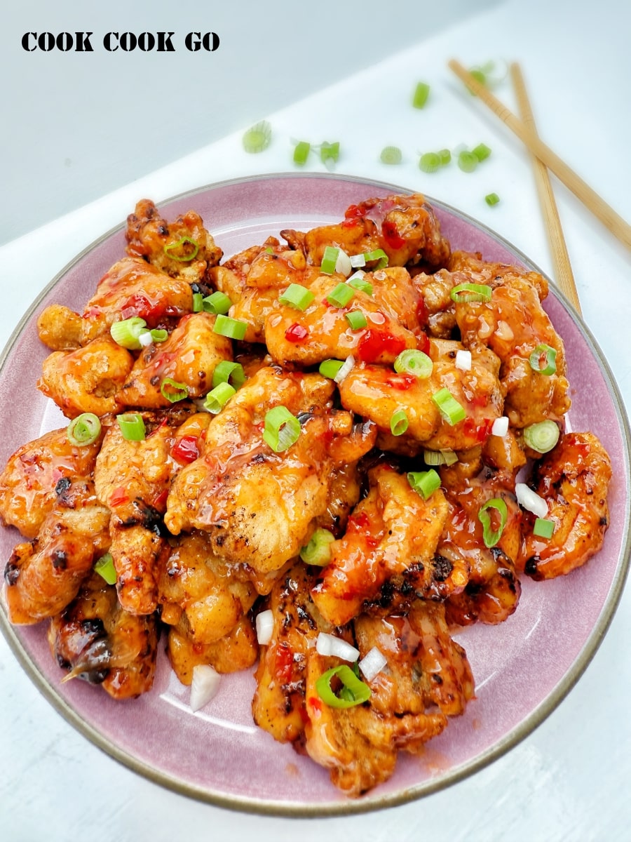Sweet chili crispy fried chicken