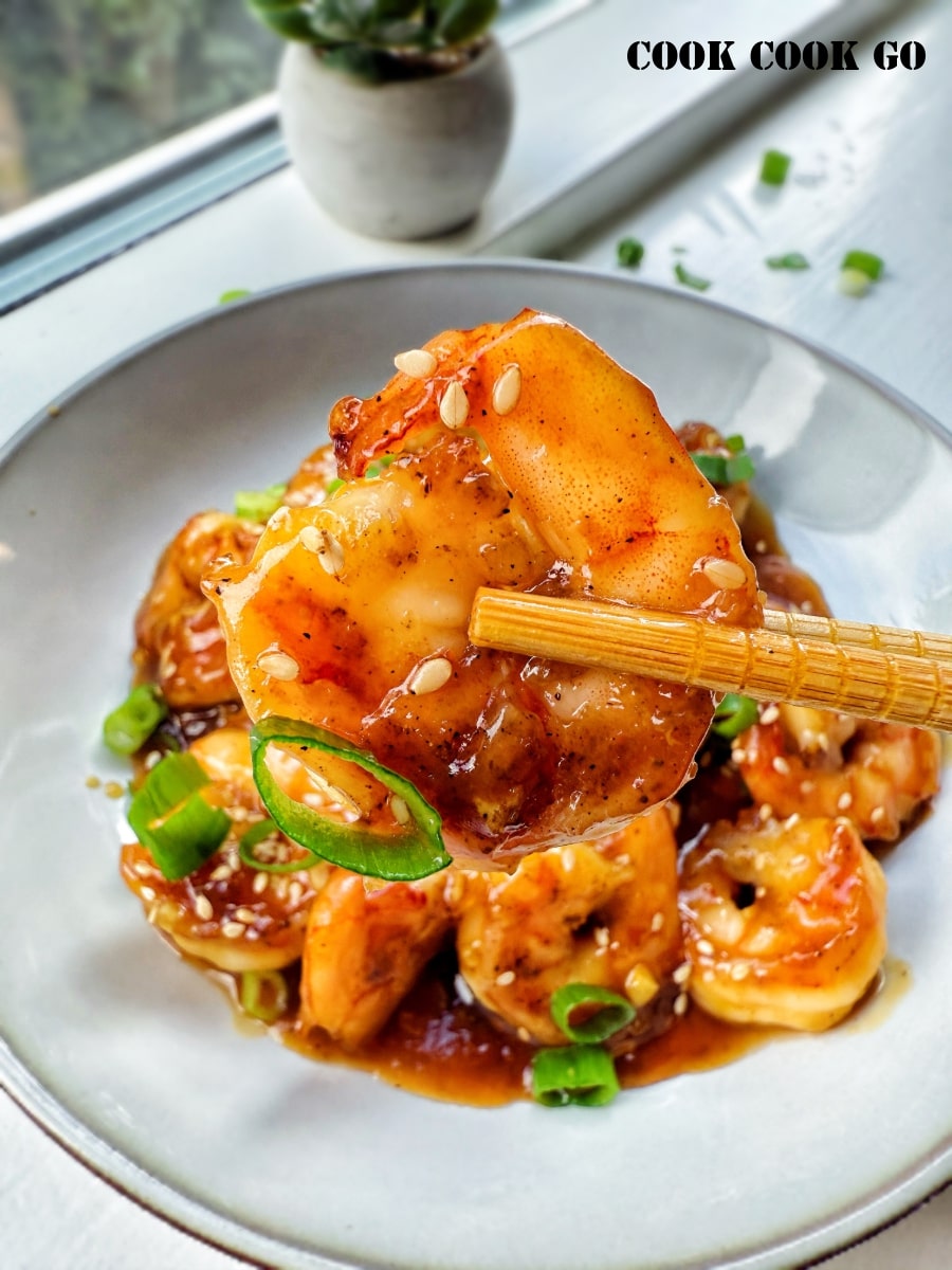 Honey garlic shrimp easy 