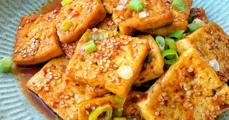 Simple & Quick Gochujang Tofu