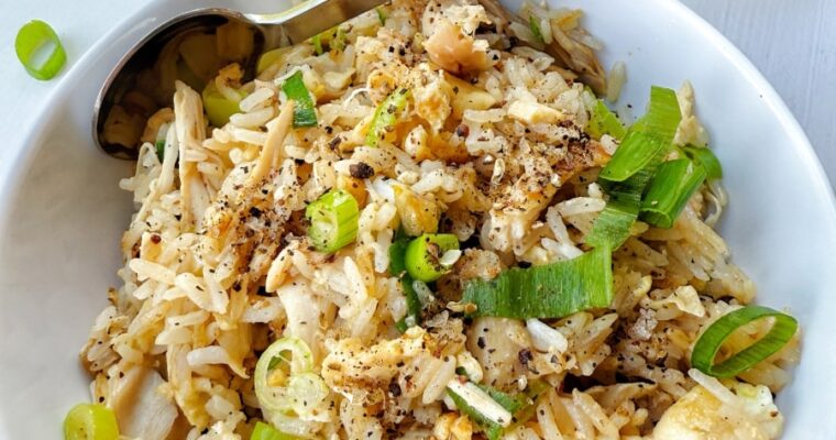 Salt and Pepper Chicken Fried Rice