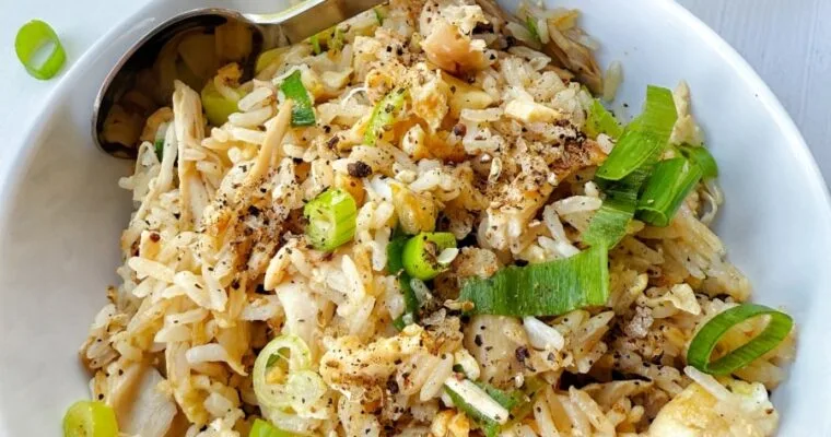 Salt and Pepper Chicken Fried Rice