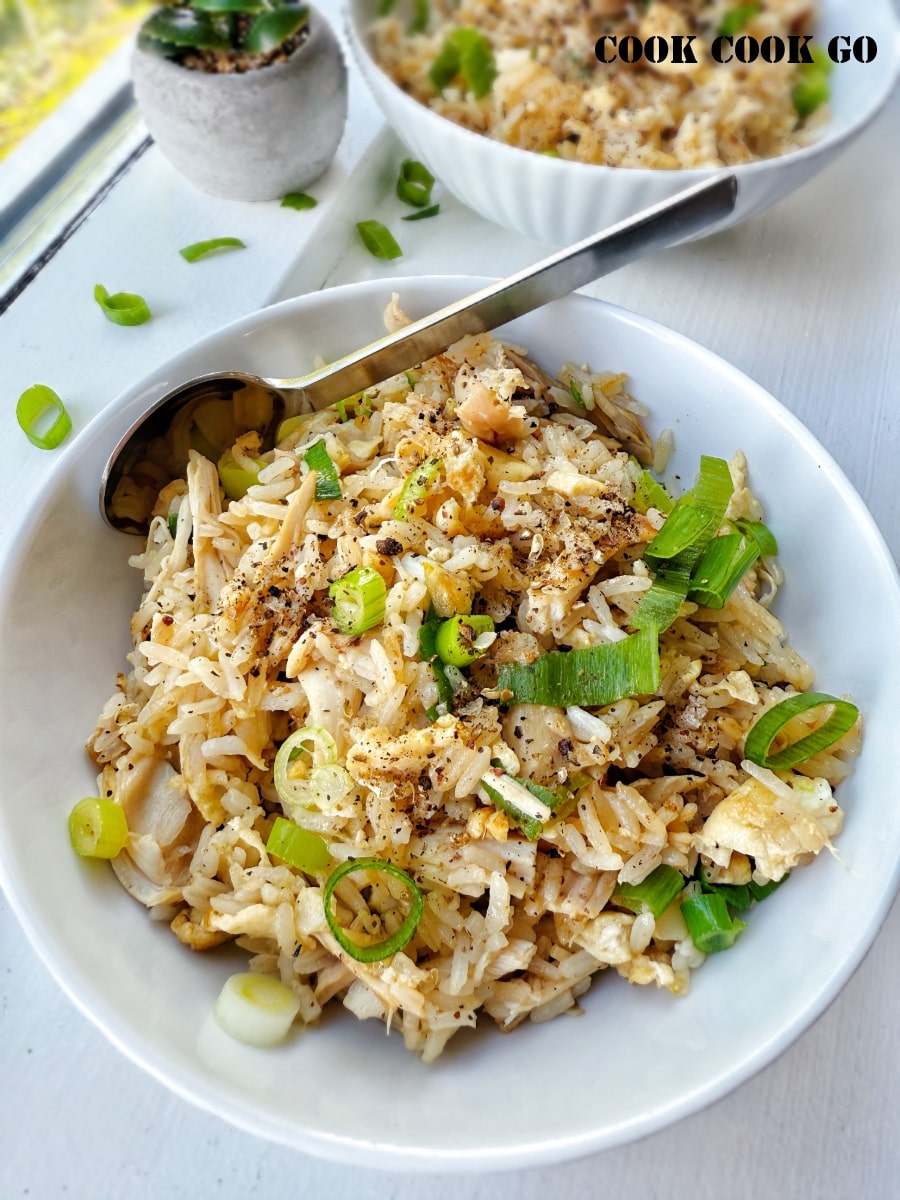 Salt and Pepper Chicken Fried Rice