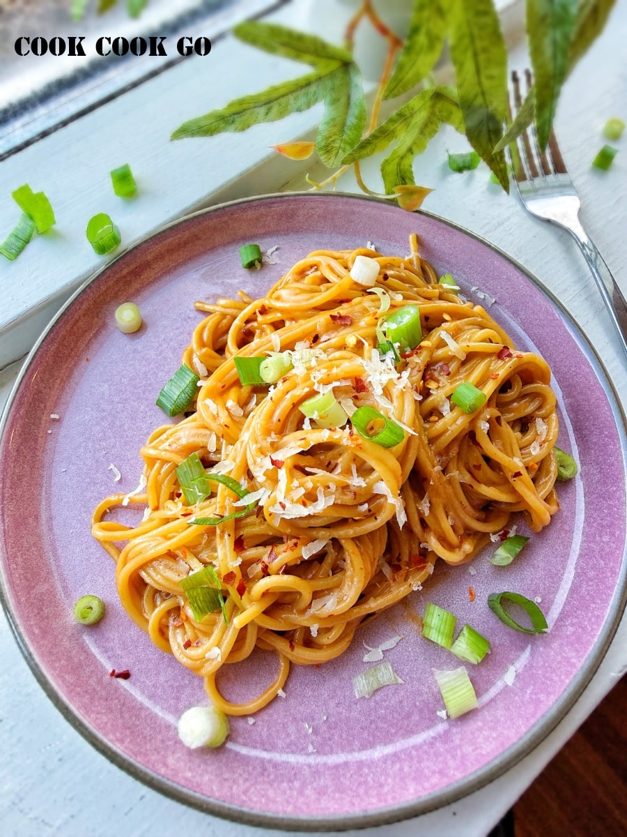 crispy chili oil spaghetti recipe