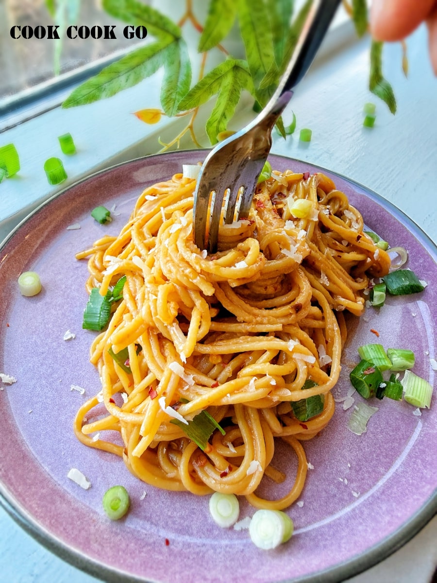 Chili Oil Spaghetti recipe