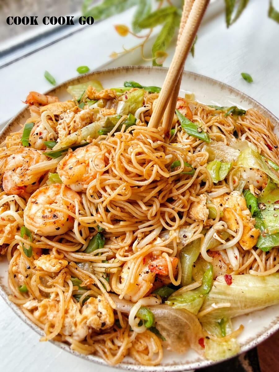 shrimp fried rice noodles