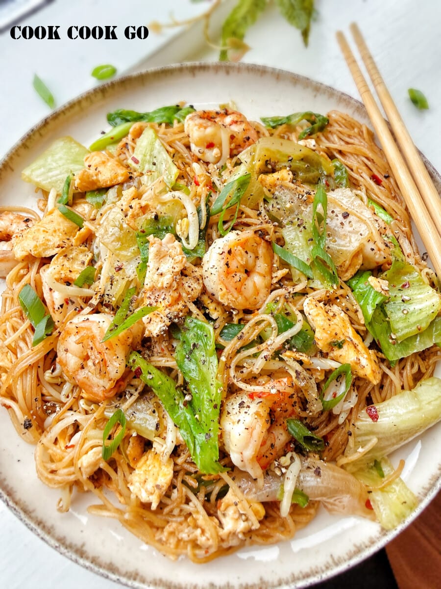 easy shrimp fried rice noodles