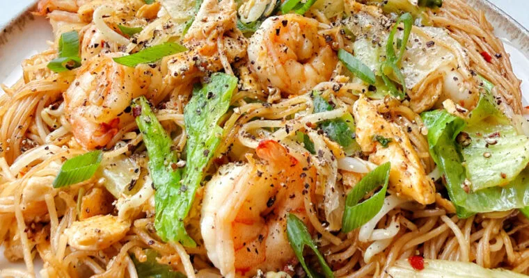 Shrimp Fried Rice Noodles