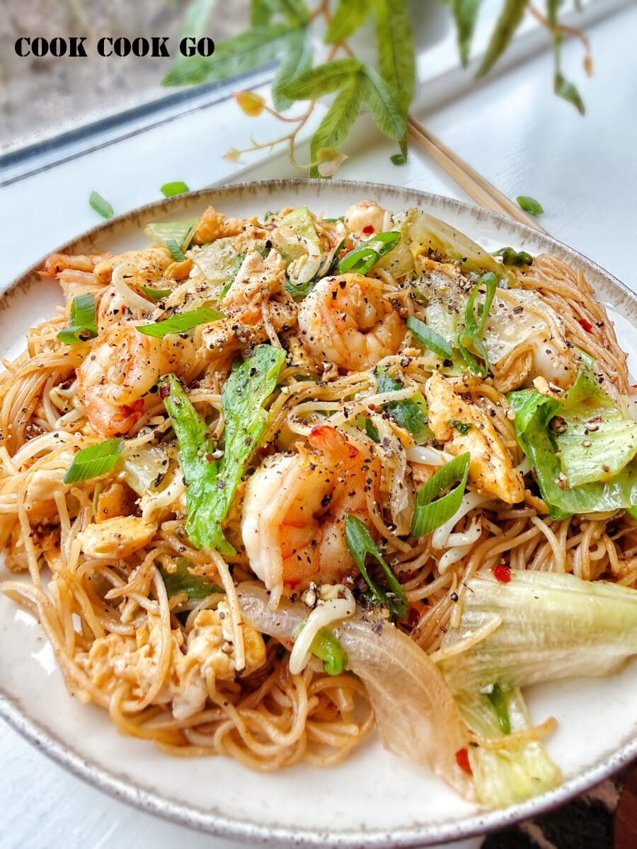 Shrimp Fried Rice Noodles