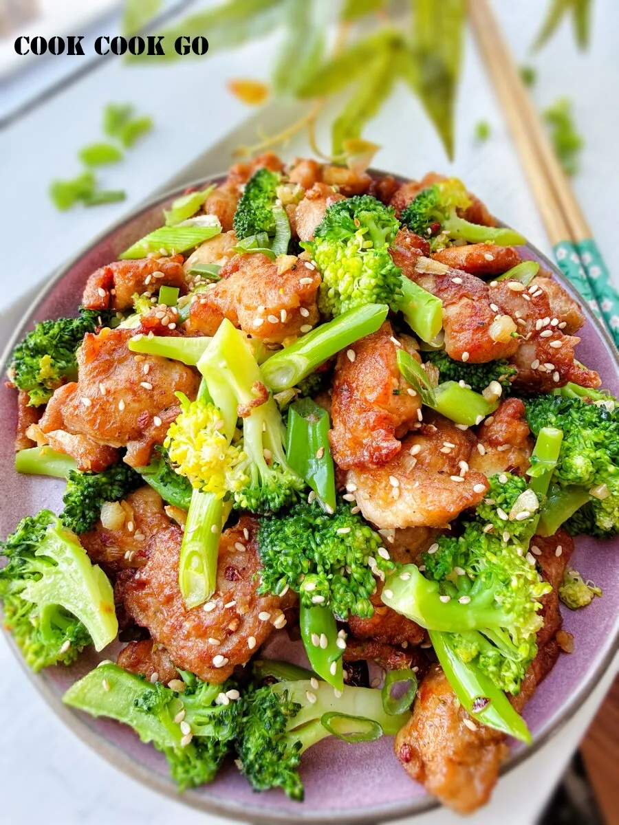 spicy and sweet Sichuan chicken